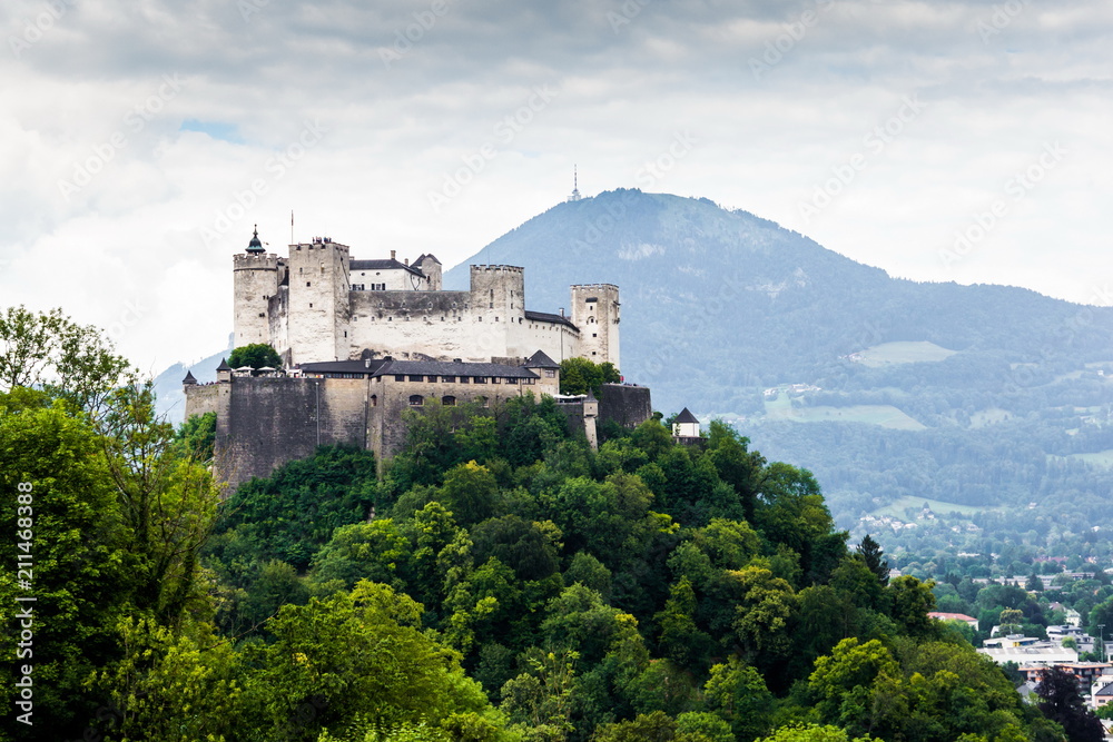 View of Hohensalzburg Fortress. Salzburg. Austria.