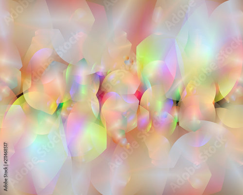 Abstract vector background composed of simple elements