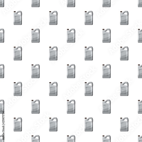 Plastic canister pattern seamless repeat in cartoon style vector illustration