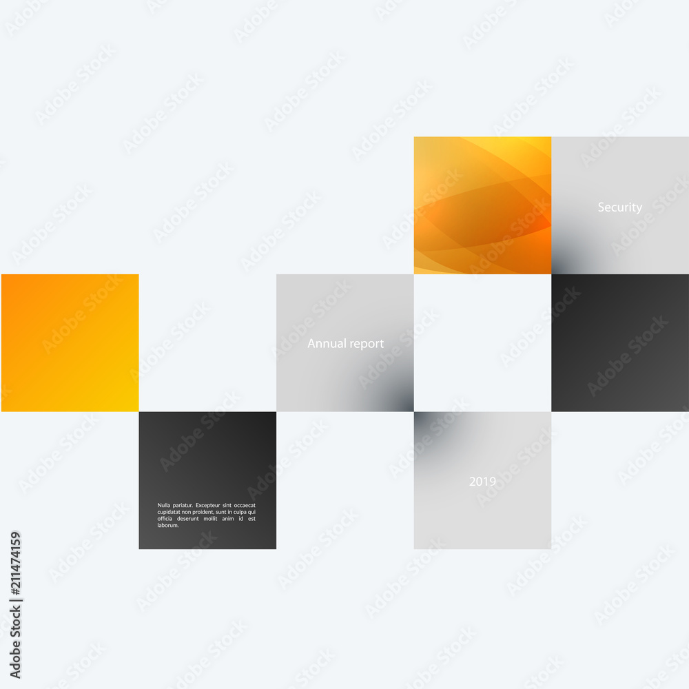 Abstract design of colourful vector elements for modern background with rectangular shapes for business branding finance.