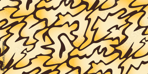 rectangular background of curved yellowish shapes