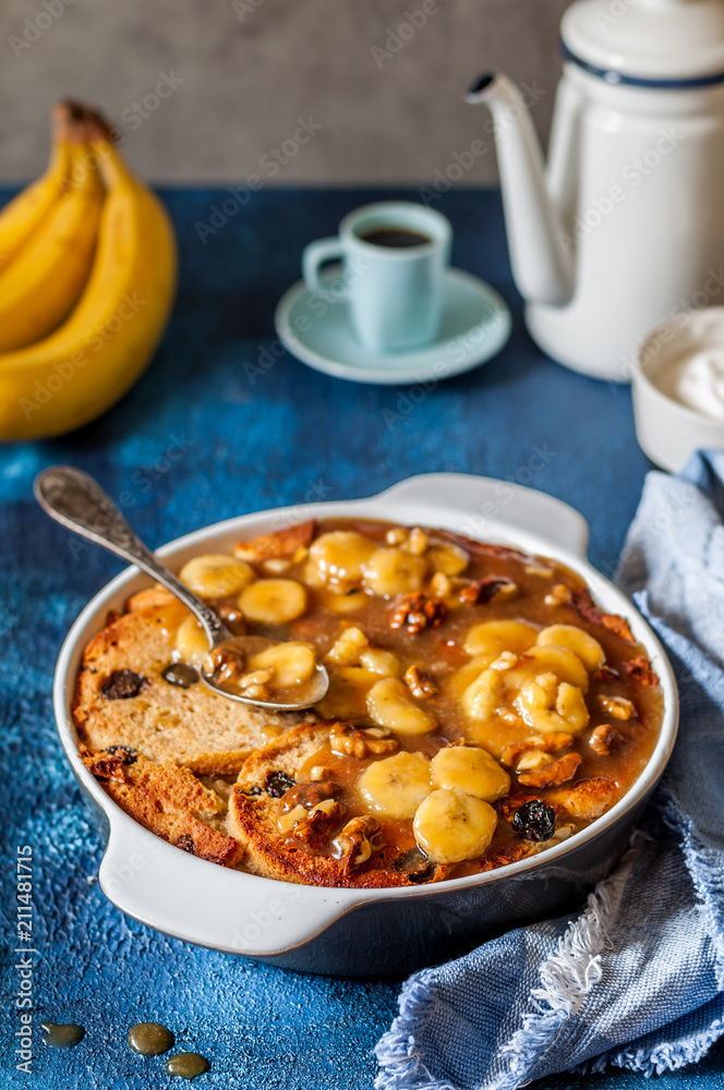 Caramelized Banana Bread Pudding Caramelized Banana Bread Pudding