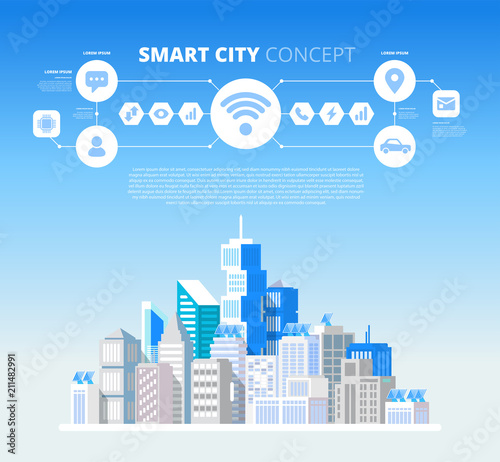 Smart City Concept.
