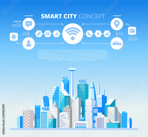 Smart City Concept.