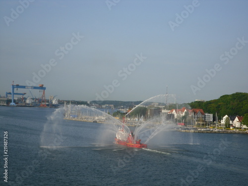 Begrüßungskomitee in Kiel photo