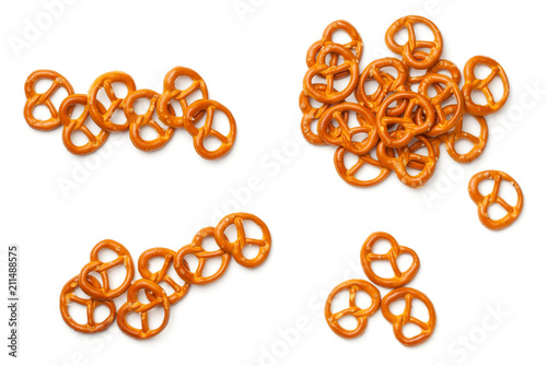 Pretzels Isolated on White Background