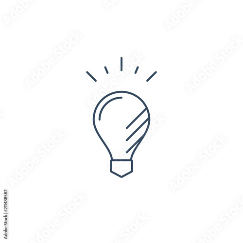 Thin line light bulb, smart solutions