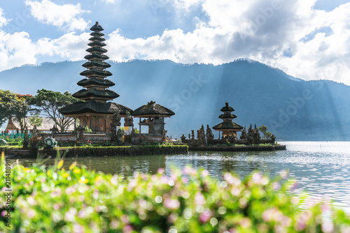 Ulun Danu Beratan Temple, famous travel destination in Bali, Indonesia