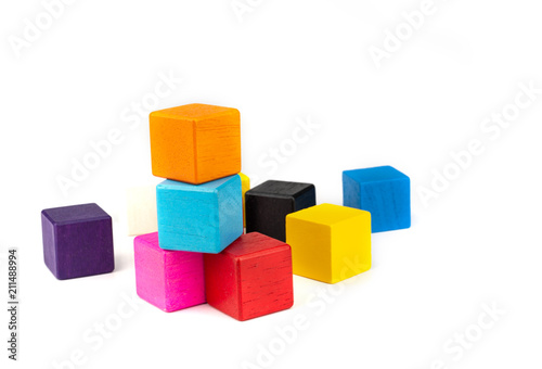 colorful toy blocks 