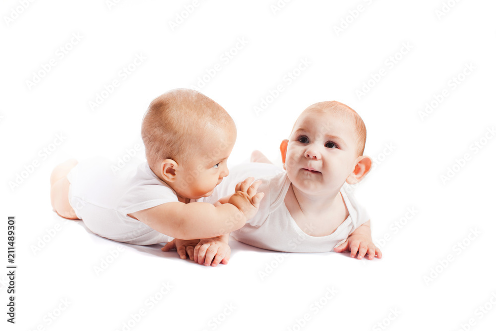 Two boys talking Two boys talking