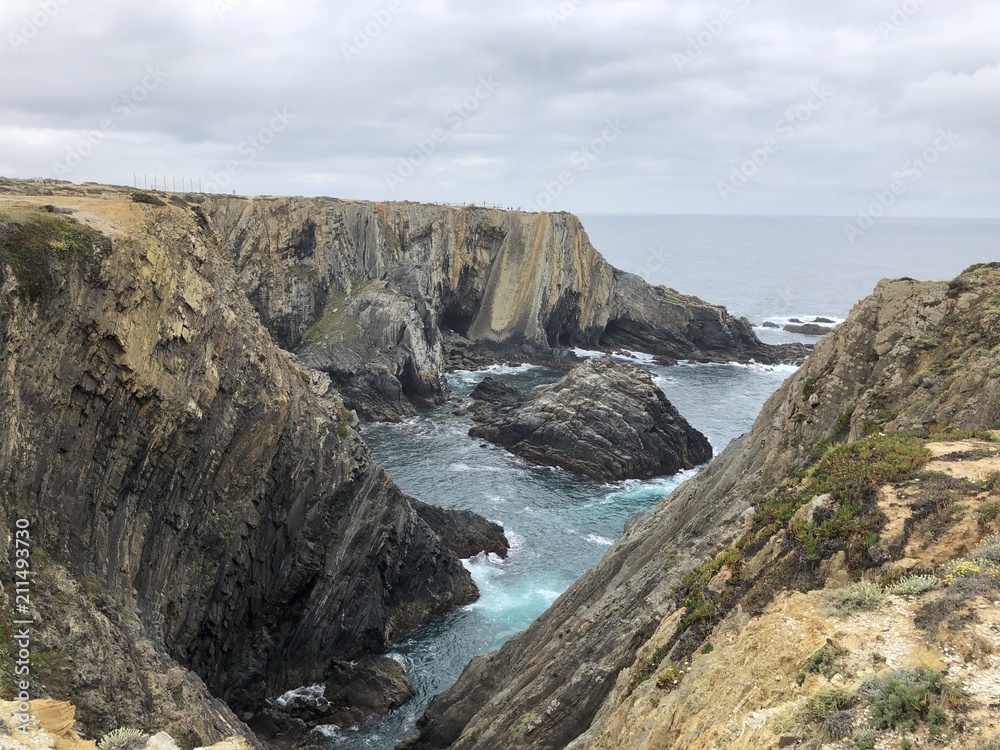Steilküste in Portugal