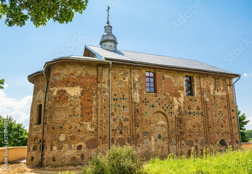 Medieval Orthodox Church of Saints Boris and Gleb (Kolozhskaya) in Grodno. photo