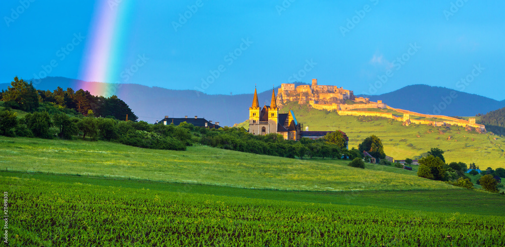 The Spis Chapter and the Spis Castle the UNESCO heritage, Slovakia