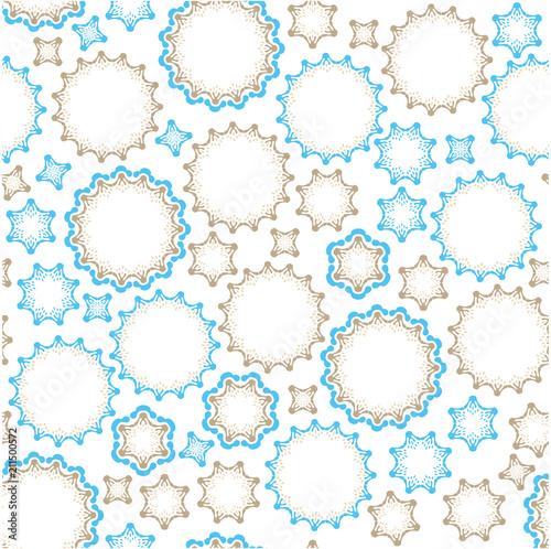 Stars seamless pattern