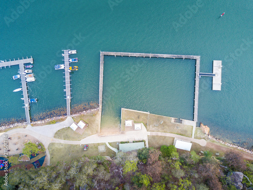 Aerial views Brooklyn Baths Sydney Australia photo