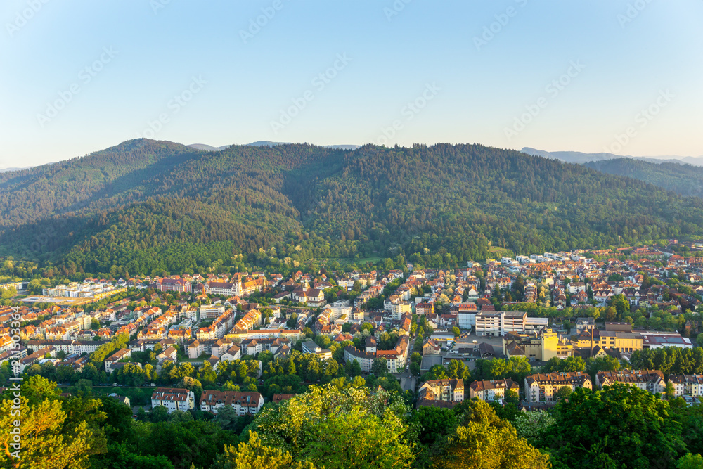 Germany, Freiburg im Breisgau between black forest nature landscape