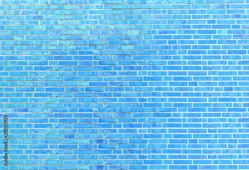 Türkise Ziegelstein Mauer Textur