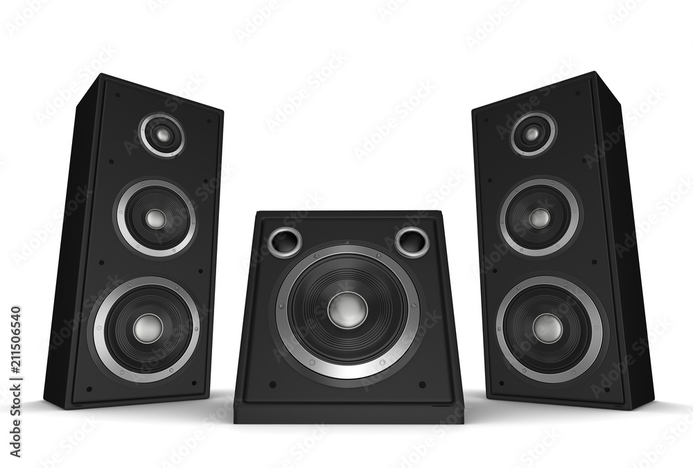 speaker concept 3d illustration speaker concept 3d illustration