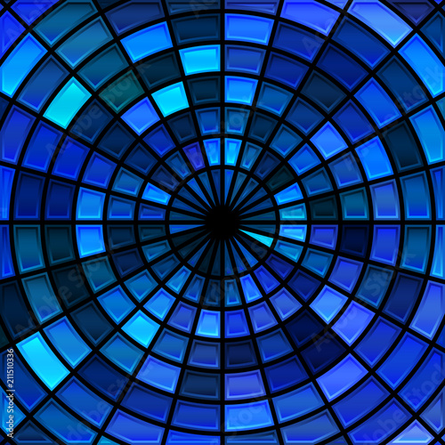 abstract vector stained-glass mosaic background