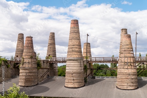 Schornsteine der Schachtofenanlage - Rüdersdorf bei Berlin photo