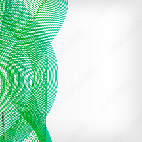 abstract vector waved line background