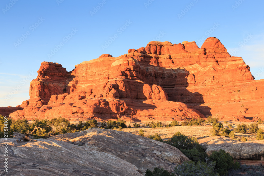Fototapeta premium Red Rock Formations Near Canyonlands National Park, Utah.