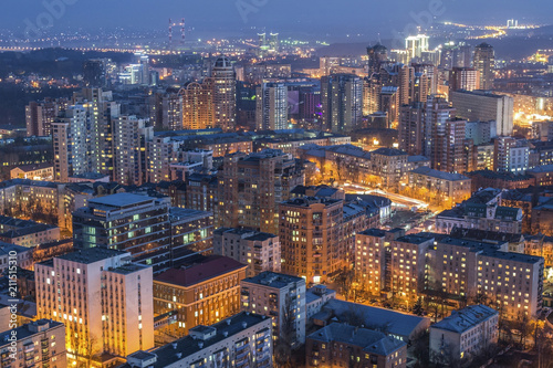 Night Kiev city , Ukraine