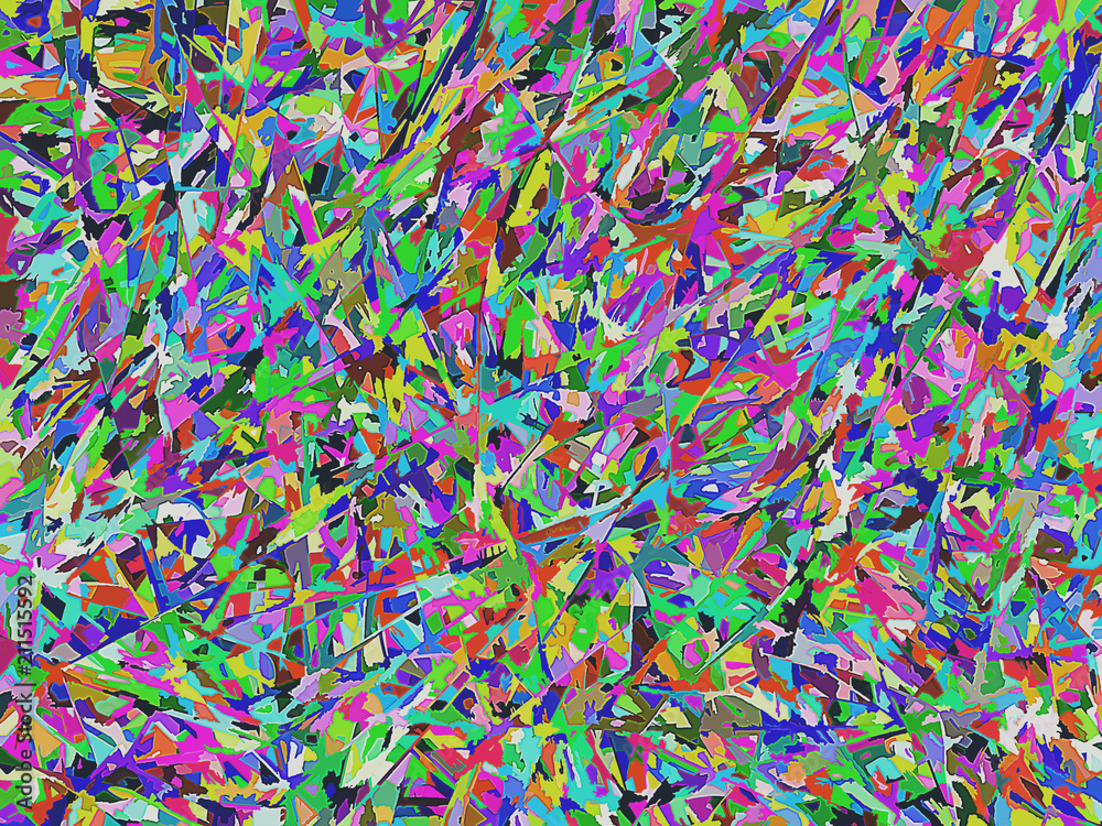Multi coloured chaotic abstract background Multi coloured chaotic abstract background