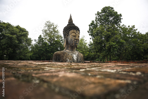 Wat Si Chum in Sukhothai Historical Park  Thailand.