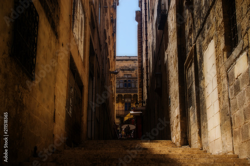 Historical Road in Valletta, Malta