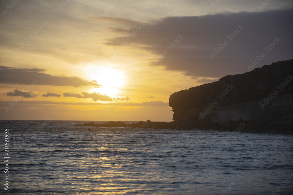 evening landscape. sky and clouds over sea evening landscape. sky and clouds over sea