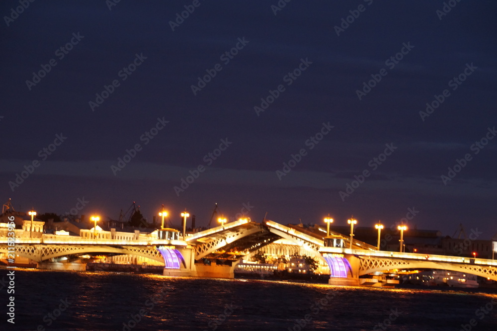 Fototapeta premium St. Petersburg at night