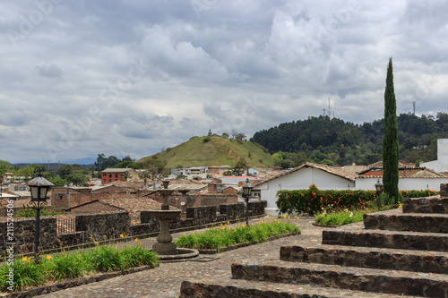 Streets of Popayan, colombia