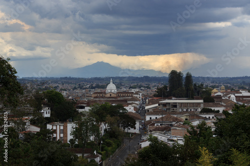 View over Popayan, colombia