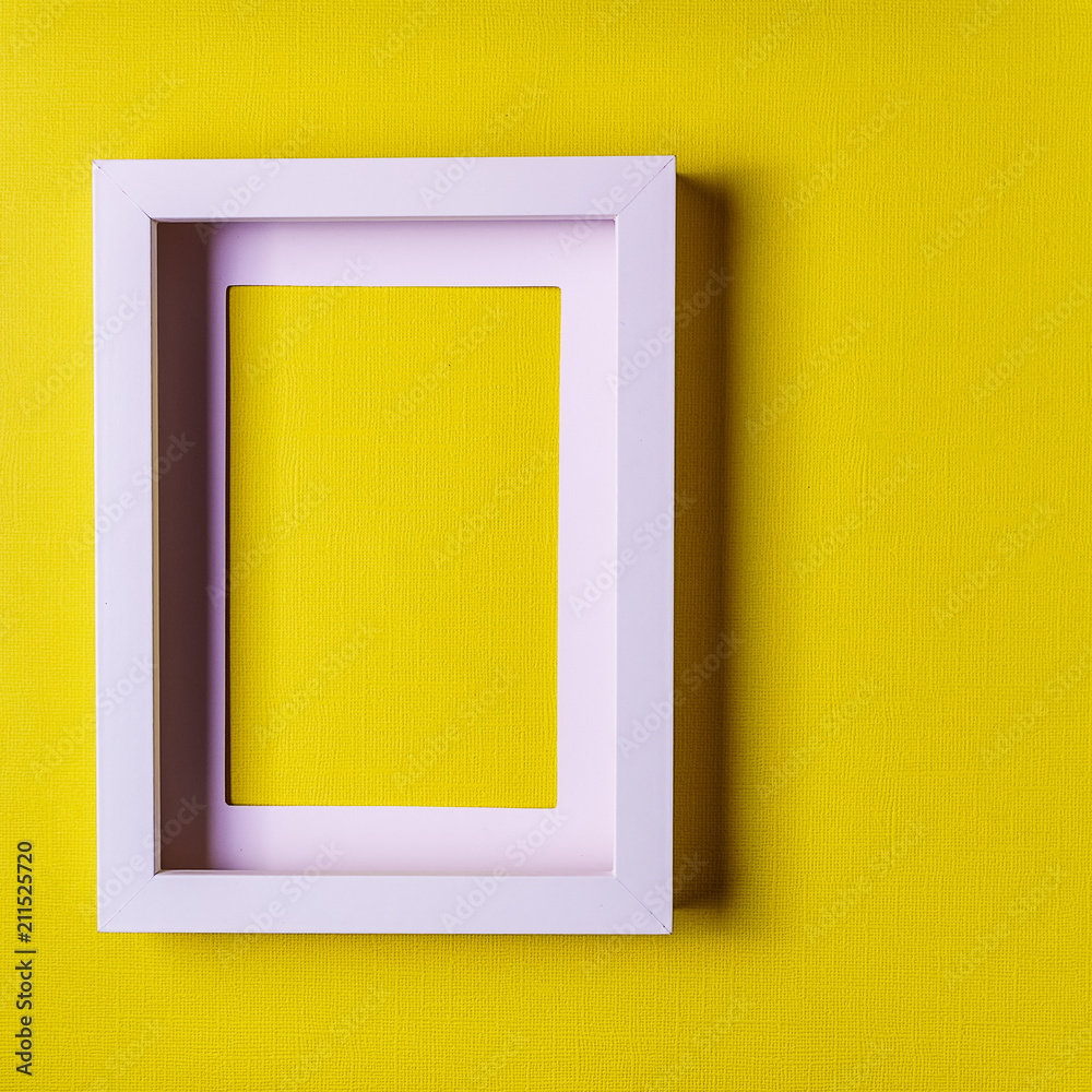 Abstract minimalism colofrul paper background with empty picture frame. Abstract minimalism colofrul paper background with empty picture frame.