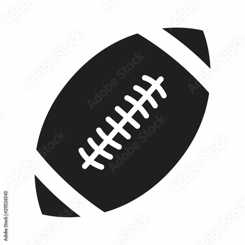 American football ball illustration