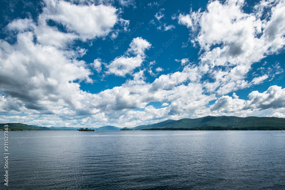 Clouds over Lake George, New York