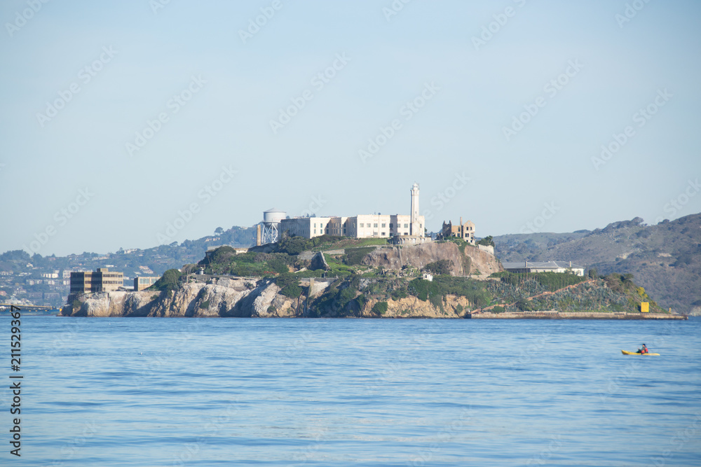 Alcatraz von San Francisco aus fotografiert