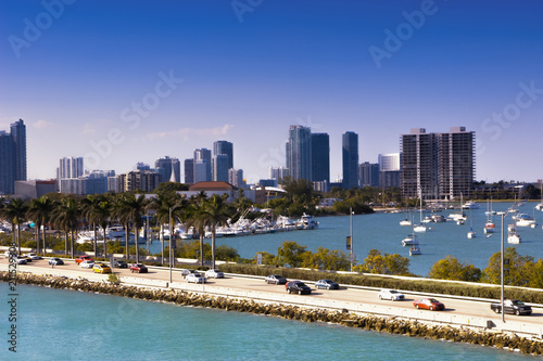 Miami, MacArthur Causeway , USA, Florida © elvirkin