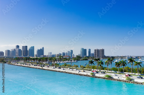 Miami, MacArthur Causeway, USA, Florida © elvirkin