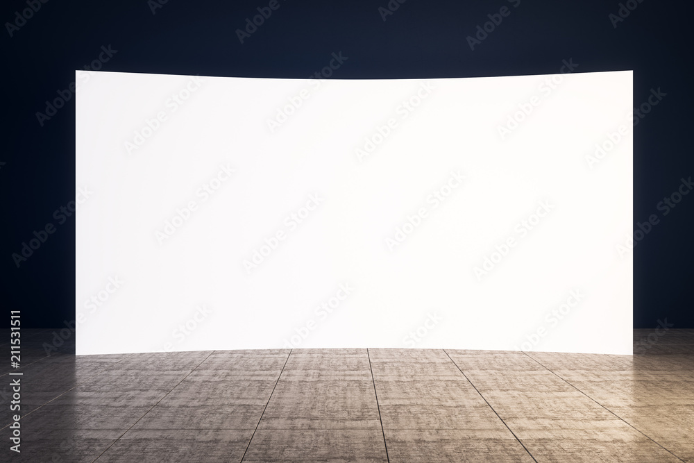 Fototapeta premium white screen board