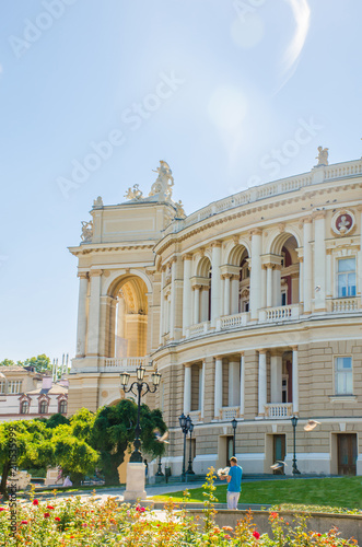 Odesa old city architecture in Ukraine