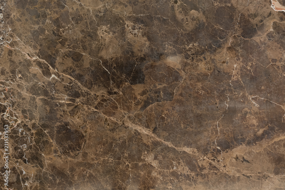 Fototapeta premium Marble texture in stylish brown colour.
