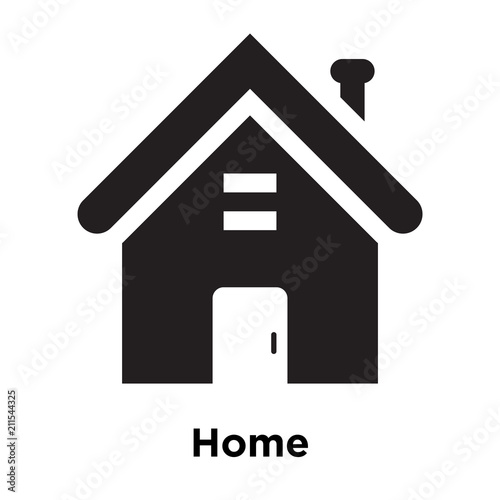 Home icon vector sign and symbol isolated on white background, Home logo concept