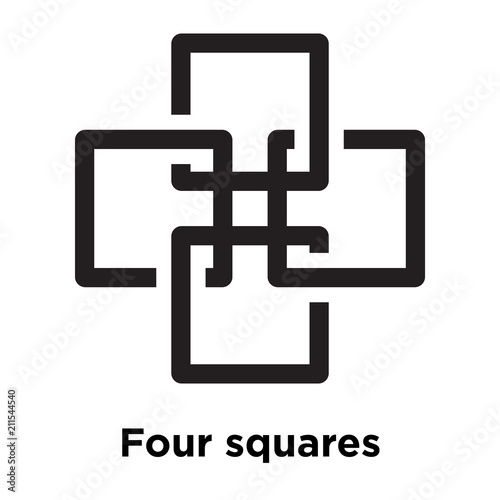 Premium Vector  Four square squares with the words on them