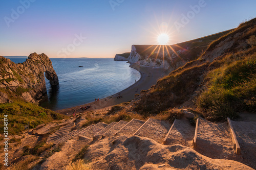 A beautiful photography spot on the south west coast of England, on the jurassic coast
