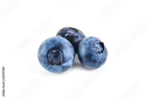 Blue berry isolated on white background
