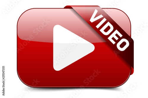 Video Button sign illustration