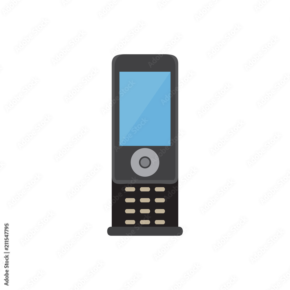 Isolated old cellphone icon Isolated old cellphone icon