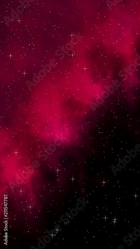 Colorful and beautiful space background. Outer space. Starry outer space texture. Templates  red background Design of websites  mobile devices and applications. 3D illustration